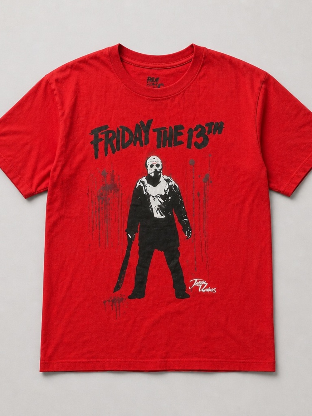 Friday the 13th Red Graphic Tee